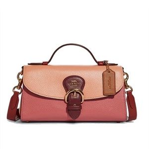 ‼️SOLD‼️ Coach Kleo Top Handle Colorblock in Multicolor Blush